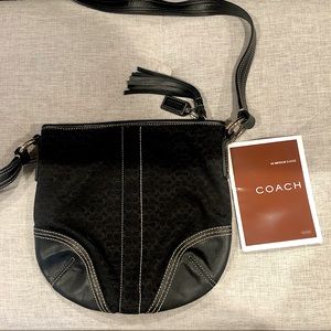 NEW Coach Signature Black Crossbody